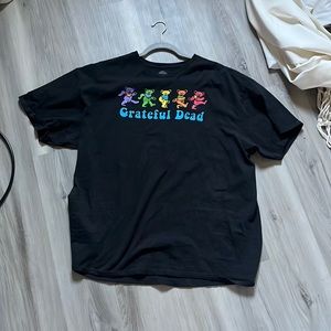 greatful dead black t shirt size 2XL